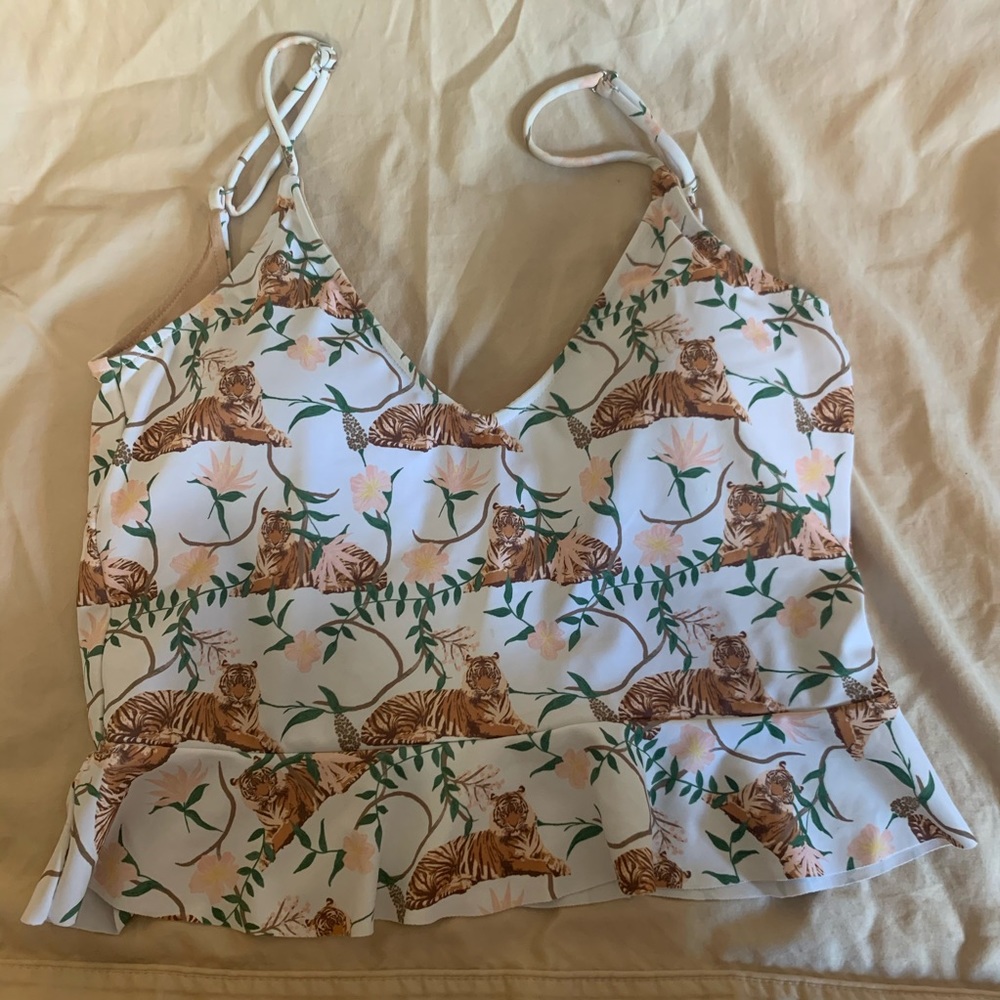 Kortni Jeane scoop back swim top